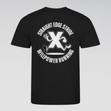 "Straight Edge Stride" Racing Shirt (Black)