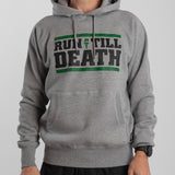 "Run till Death" Hoodie (Light Grey)