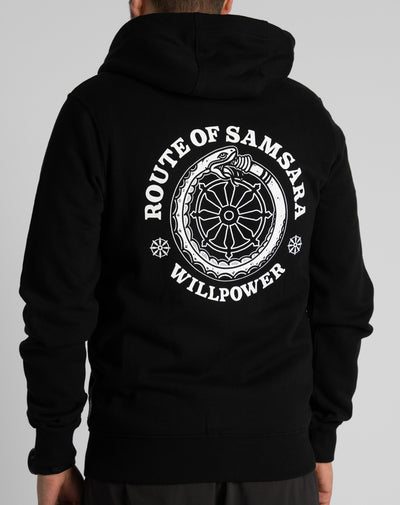 "Route of Samsara" Zipper