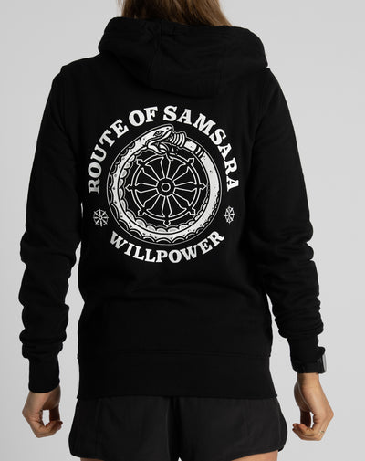 "Route of Samsara" Zipper