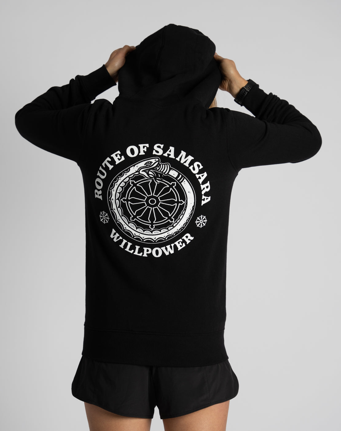 "Route of Samsara" Zipper
