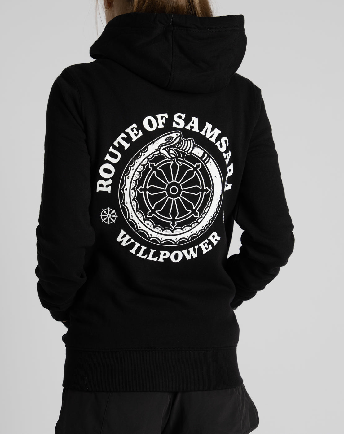 "Route of Samsara" Zipper