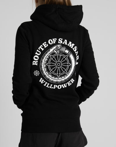 "Route of Samsara" Zipper