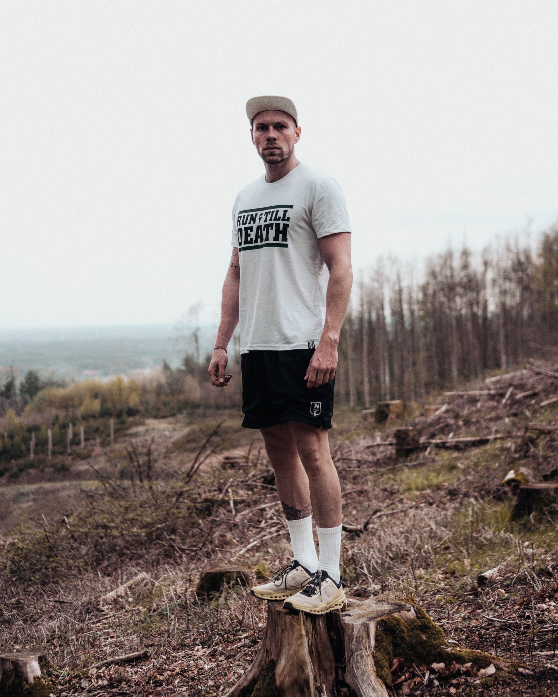 Male Runner wearing a 