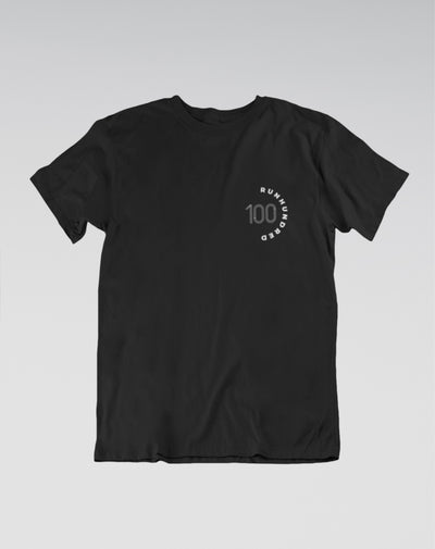 RUNHUNDRED Book + Shirt Bundle (Black)