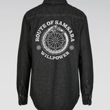 "Route of Samsara" Denim Shirt