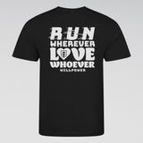 "Run Wherever Love Whoever" Racing T-Shirt