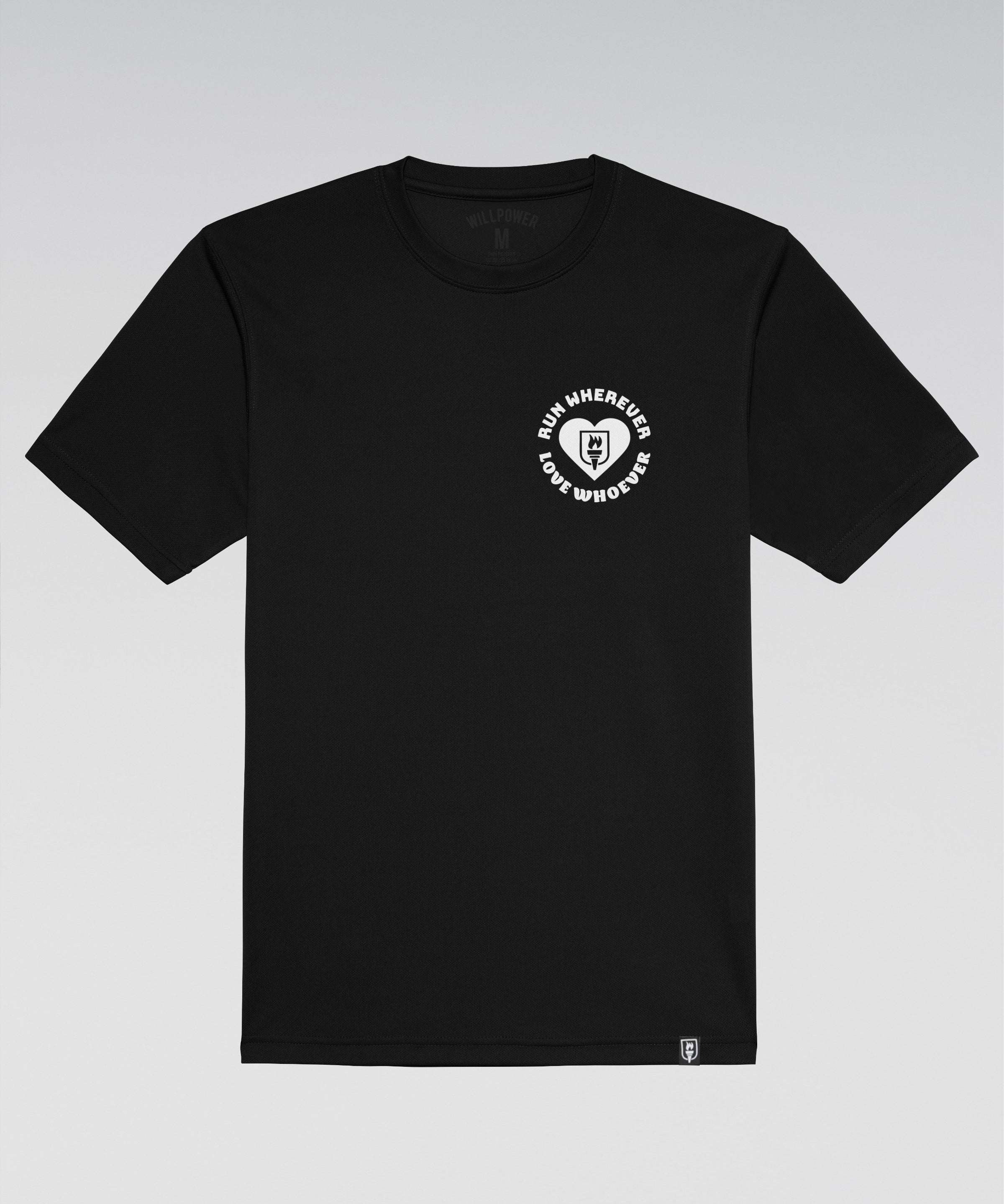 "Run Wherever Love Whoever" Racing T-Shirt