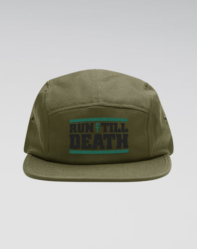 "Run Till Death" Jockey Cap (Olive)