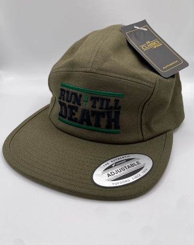 "Run Till Death" Jockey Cap (Olive)