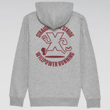 "Straight Edge Stride" Prime Zipper (Grey)
