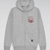 "Straight Edge Stride" Prime Zipper (Grey)