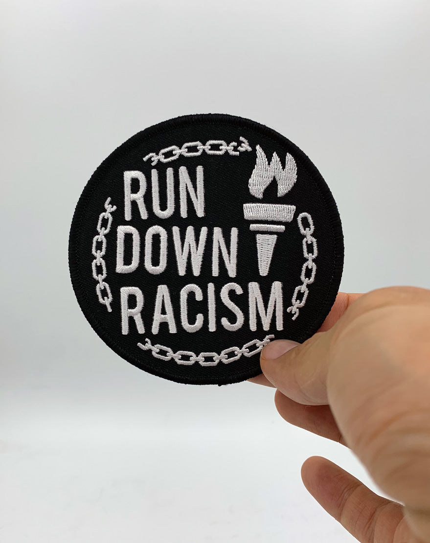 "Run Down Racism" Aufnäher