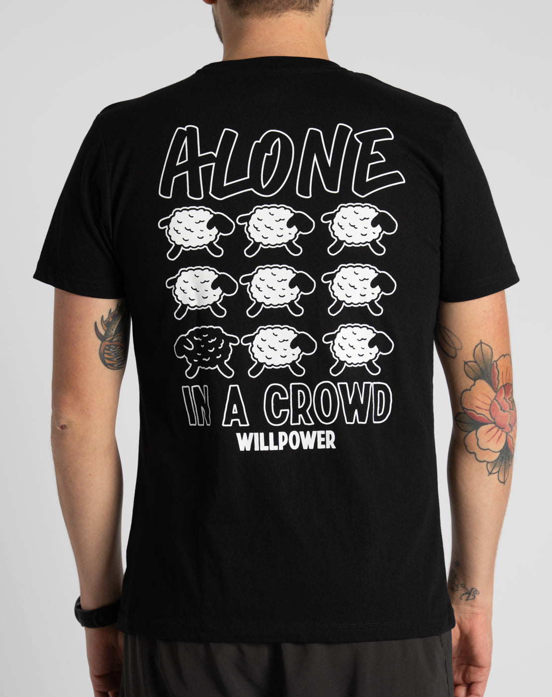 "Alone in a Crowd" Athleisure T-Shirt
