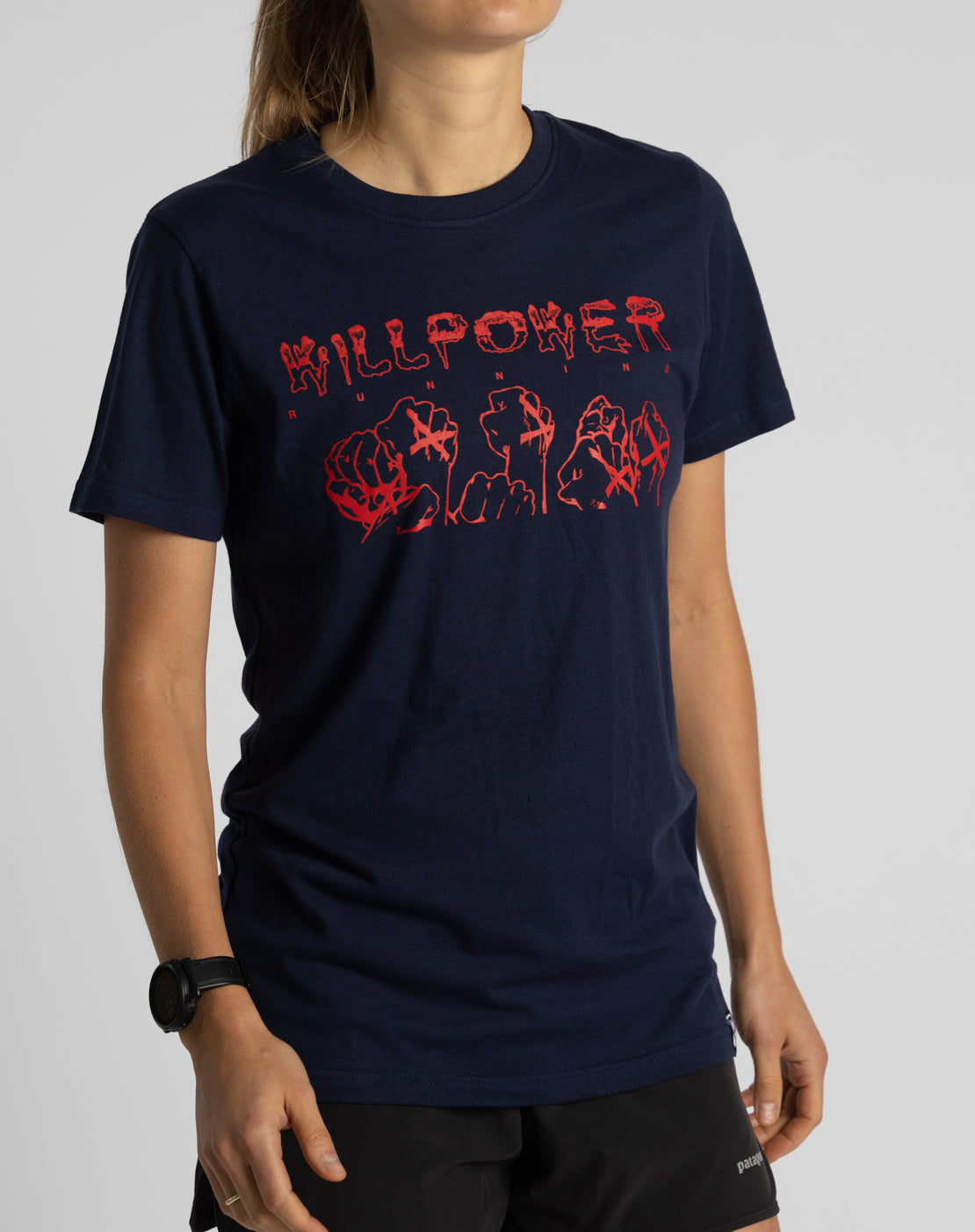 Willpower "Straight Edge" Athleisure T-Shirt (Ltd. Navy)