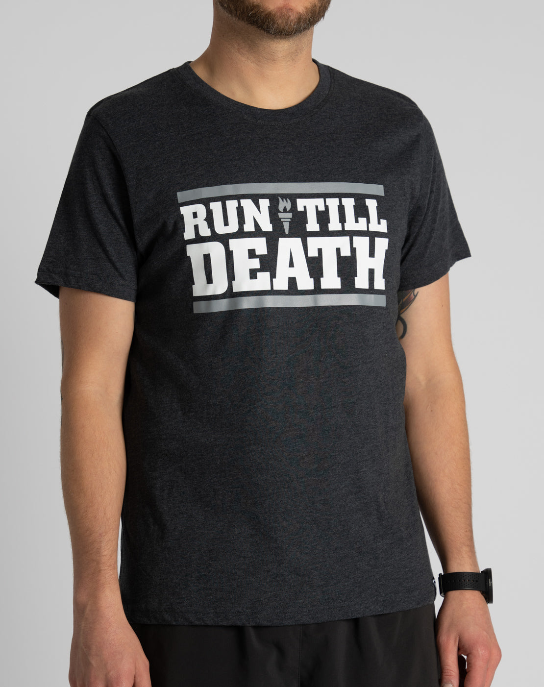 "Run Till Death" T-Shirt (Limited Grey)