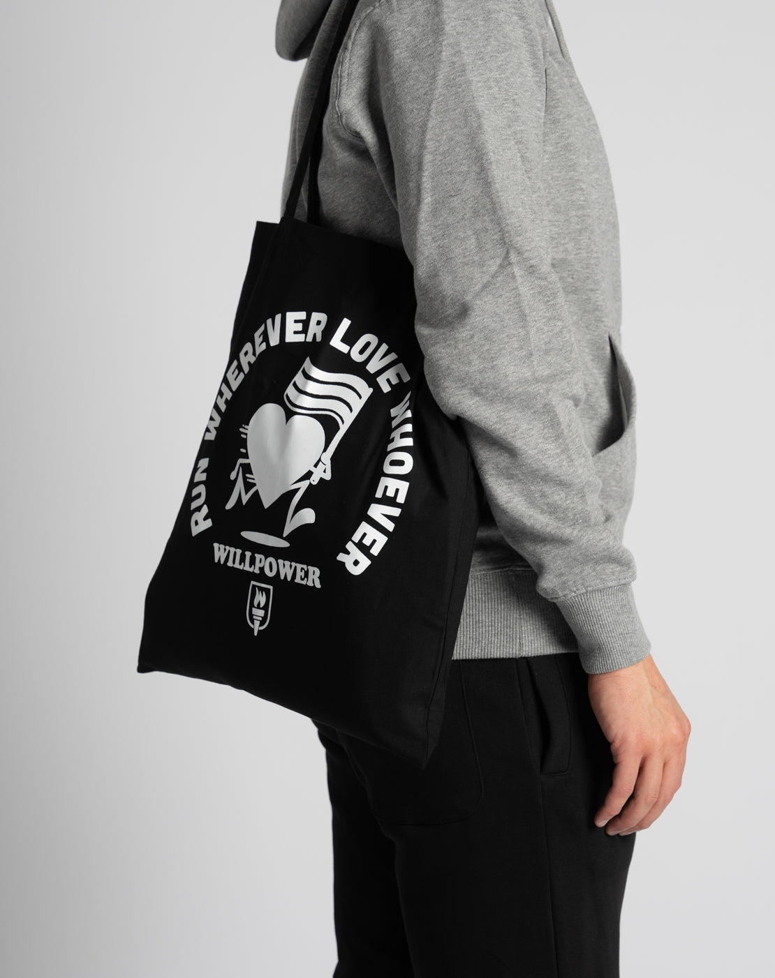 "Run Wherever Love Whoever" Tote Bag