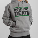 "Run till Death" Hoodie (Light Grey)