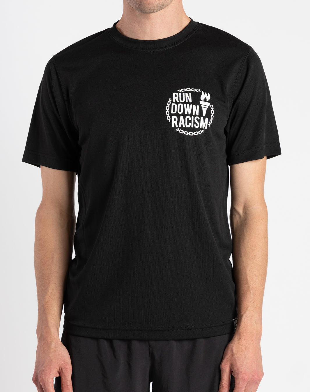 "Run Down Racism" Racing T-Shirt