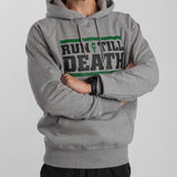 "Run till Death" Hoodie (Light Grey)