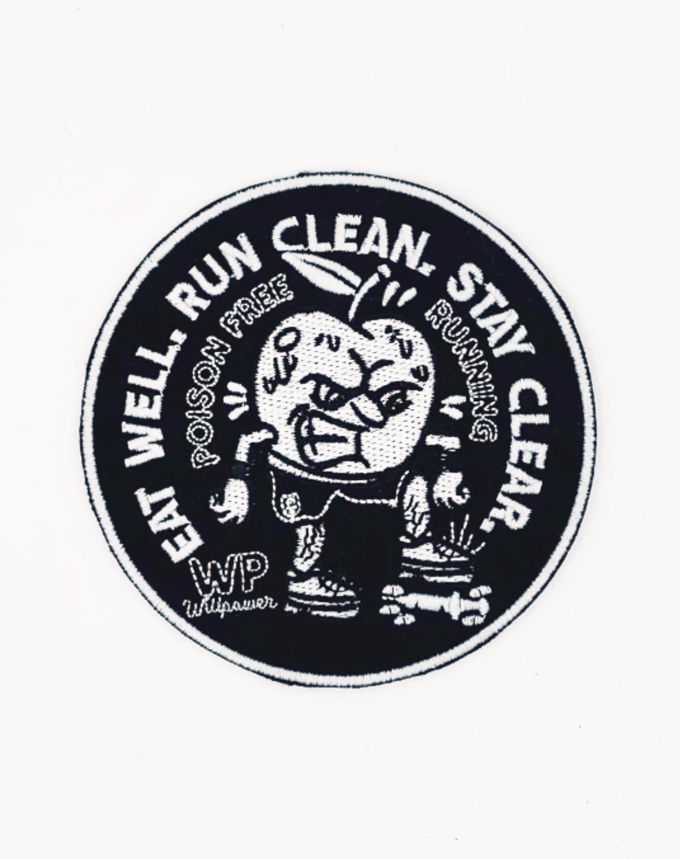 "Eat Well - Run Clean- Stay Clear" Patch