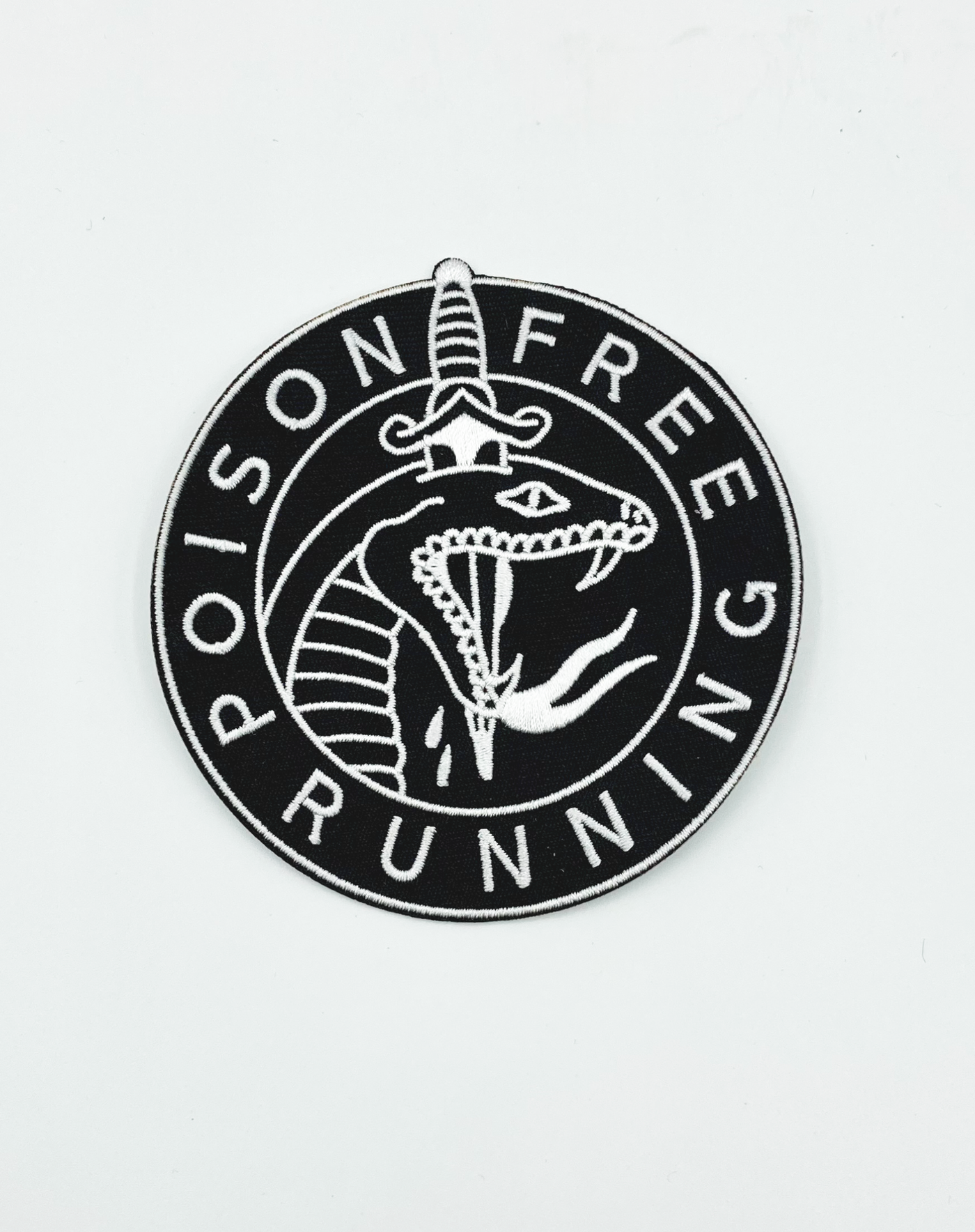 "Poison Free Running" Aufnäher