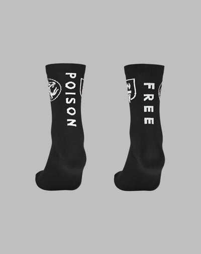 "Poison Free Running" Running Socks